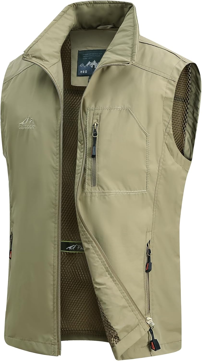 Heren Vissersvest Lichtgewicht Ademend Jas Vrije Tijd Vintage Vest Heren Vissersvest Lichtgewicht Ademend Jas Vrije Tijd Vintage Vest