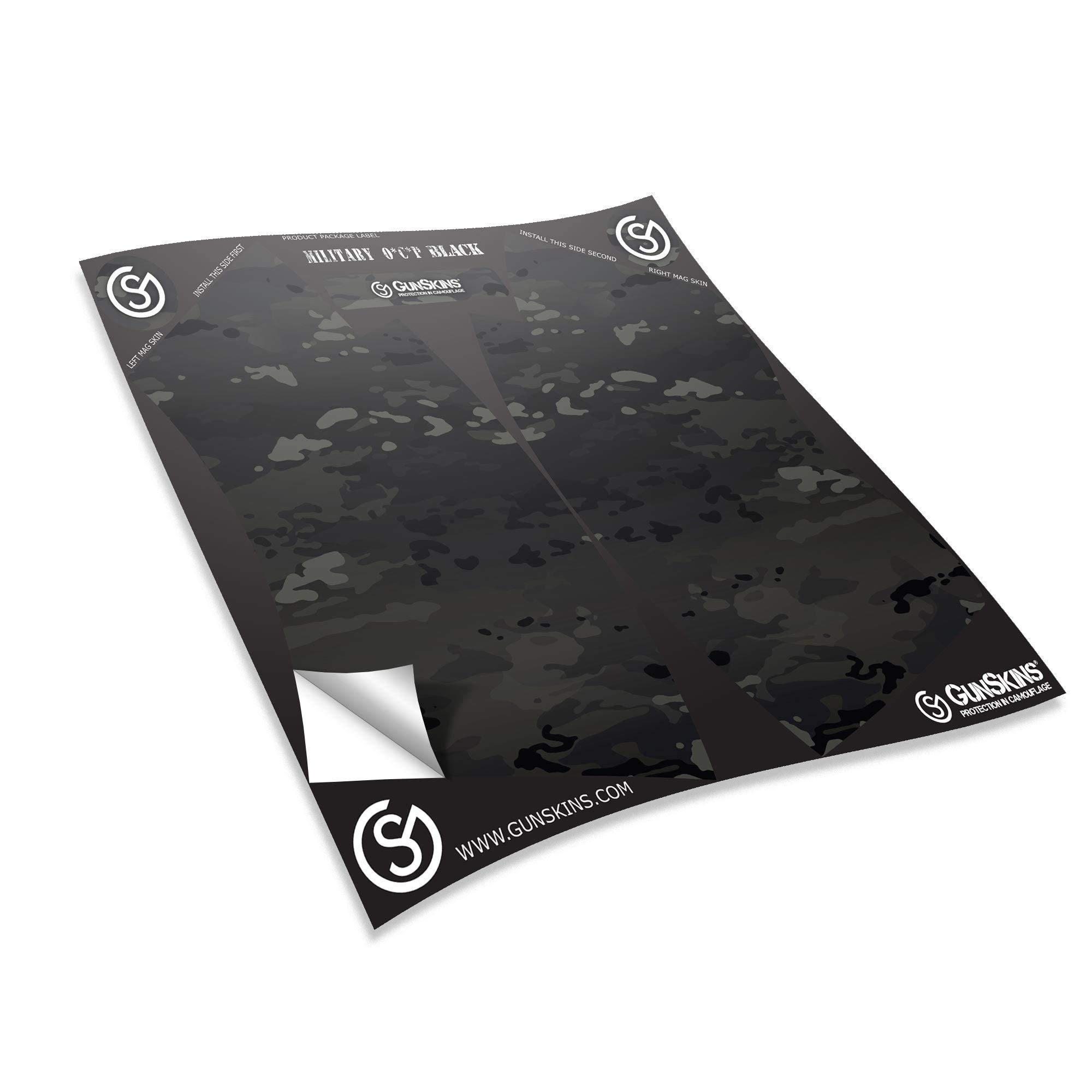 GunSkins AK-47 Mag Skin Compatible with Airsoft AEG - Vinyl Mag Wrap with Precut Pieces - Easy to Install - 100% Waterproof Non-Reflective Matte Finish - Made in USA