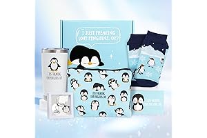 Penguin Gifts for Women, Christmas Birthday Presents Basket for Her Penguin Lovers