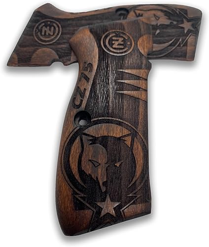Miniatura 3 de ZIB GRIPS Para CZ-75 Grips  CZ85 Grips  75B CZ 75  SP-01 75B CZ 7585 Tamaño completo hecho a mano de madera de nogal