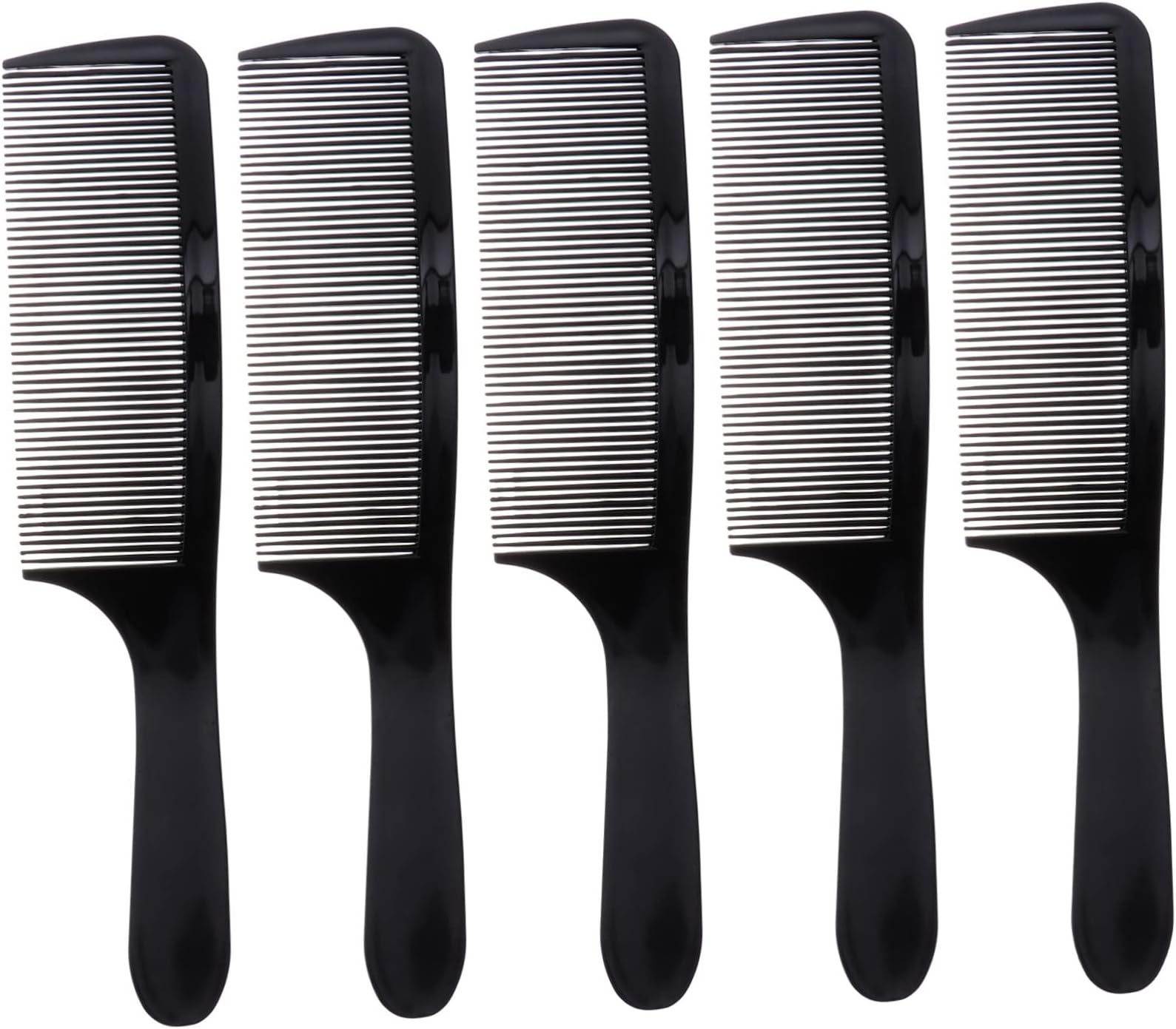 WOONEKY5pcs Arc Comb barber comb flat top clipper combs tooth cutting comb combs salon styling combs professional clipper comb travel comb Flat Clipper Combs hair abs brush