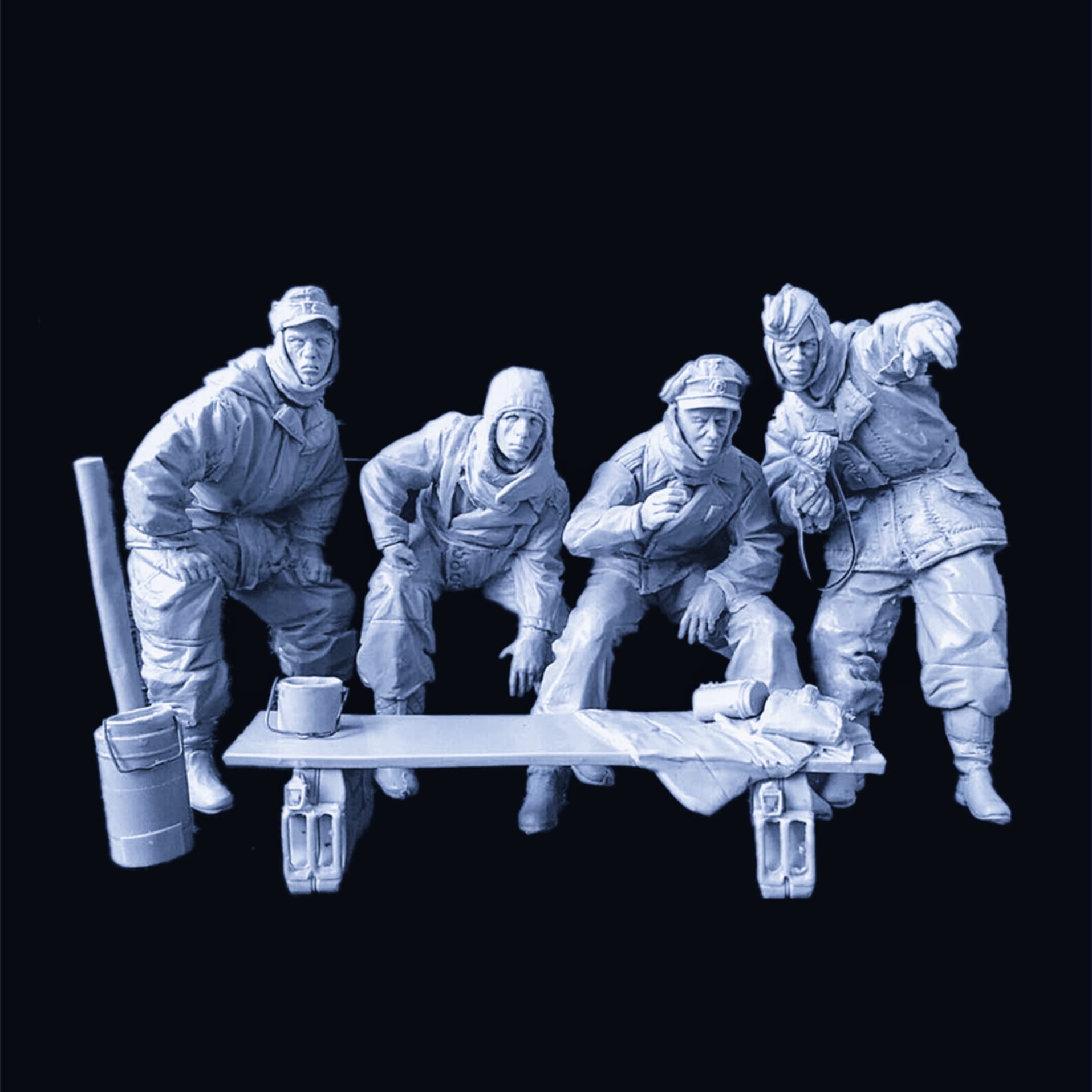 1/16 WWII niemiecki żołnierz zestaw modelarski z żywicy miniaturowe części z żywicy //il5k-11 (niezmontowane i niemalowane)