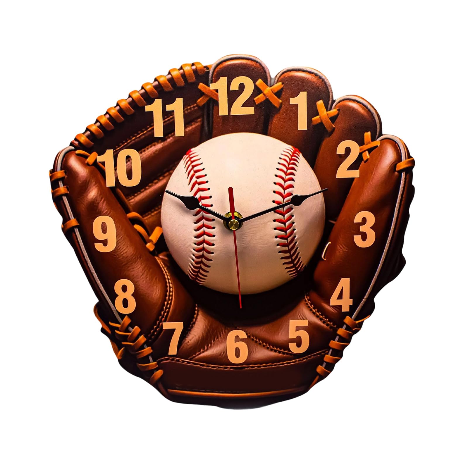 Qusinfc No-Ticking Wall Clock Battery Operated, Decorative Silents Clock Farmhouse Styles for Bedroom, Kitchen, Home Decor Silents Wall Clocks Battery Operated None Ticking