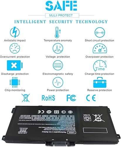 Miniatura 7 de LK03XL 916814-855 L09281-855 - Batería para HP Envy X360 15-bp100 15-bp000 49.2ft-bq1xx 49.2ft-bp011dx 49.2ft-bp012dx 49.2ft-bp11dx 49.2ft-bx