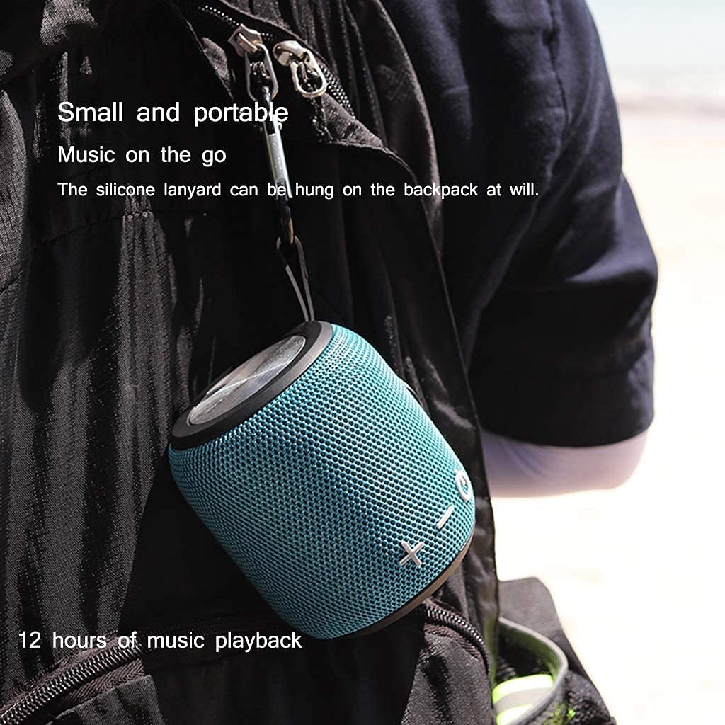 Altoparlante per Doccia Bluetooth, Altoparlante Bluetooth Impermeabile IPX7 con 12H Playtime, Rumoroso HD Suono, Altoparlante Portatile Esterno per Piscina Beach Home Party Travel, Blue