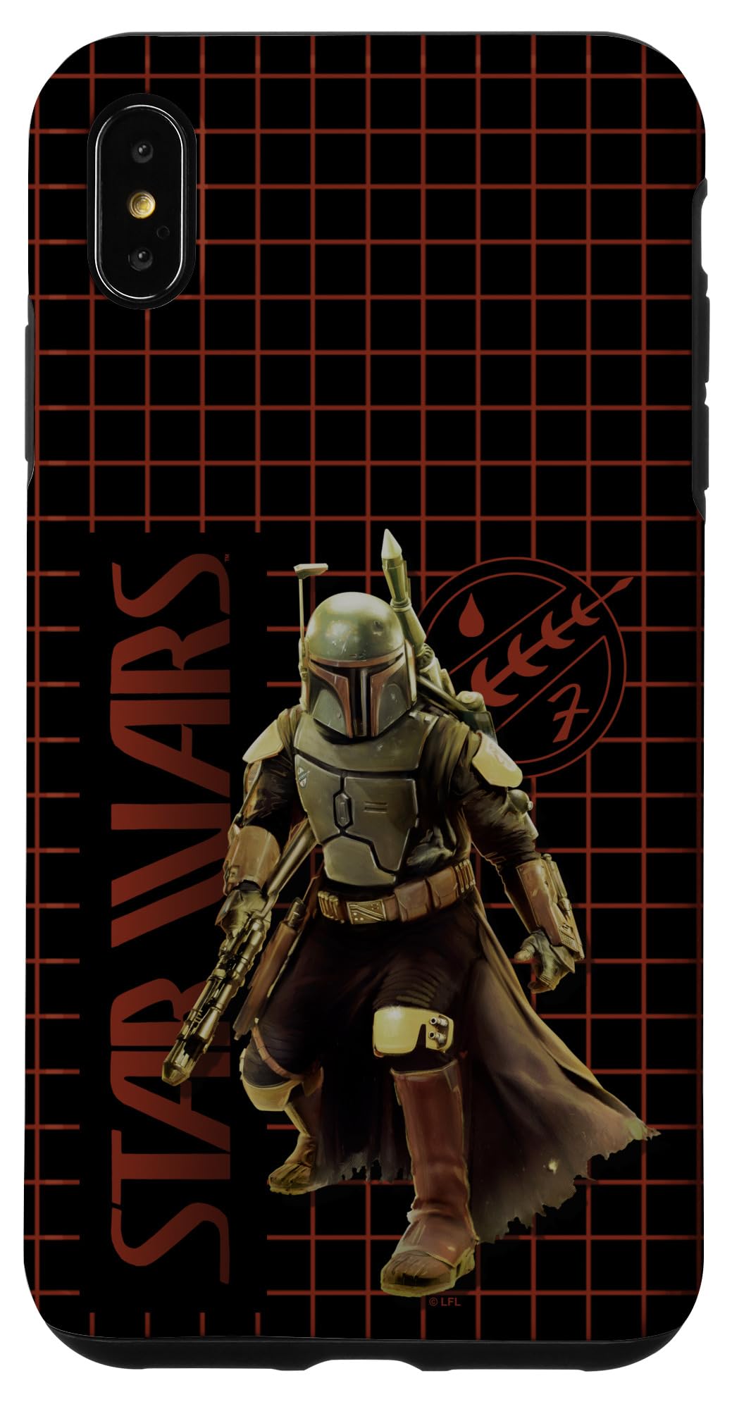 Coque Star Wars iPhone XS Max Boba Fett Combat finition premium durable