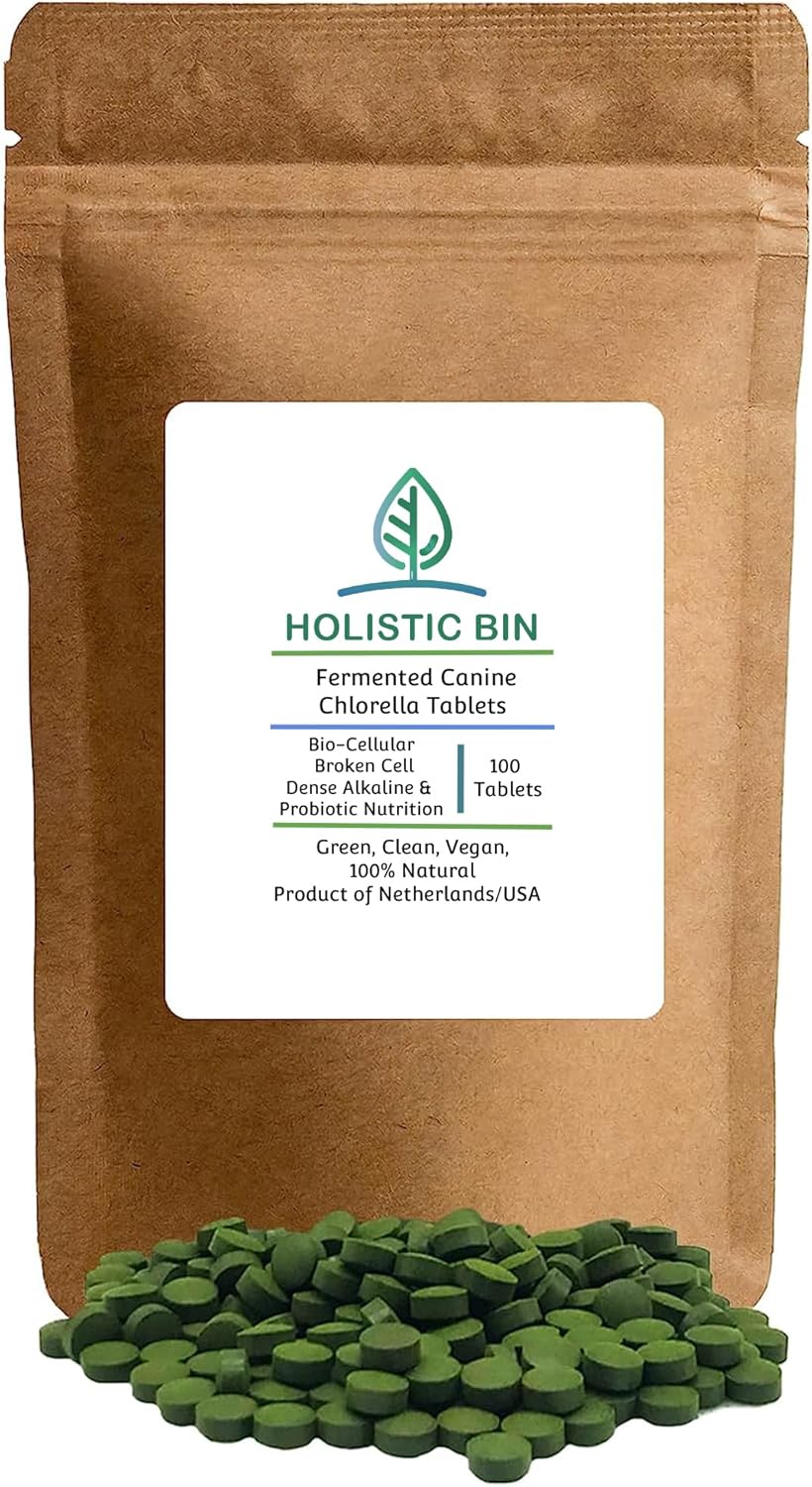 Holistic Bin Canine Super Greens Tablets with Human Grade