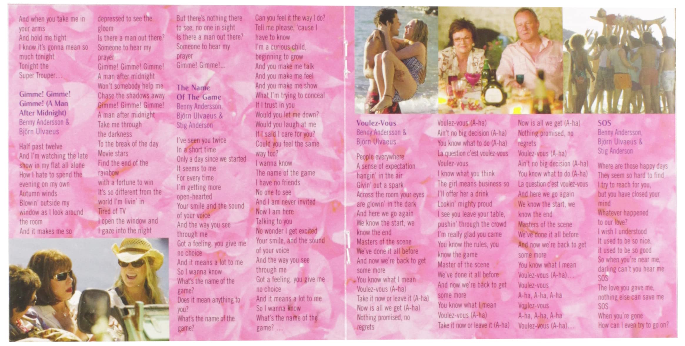 Mamma Mia! The Movie Soundtrack