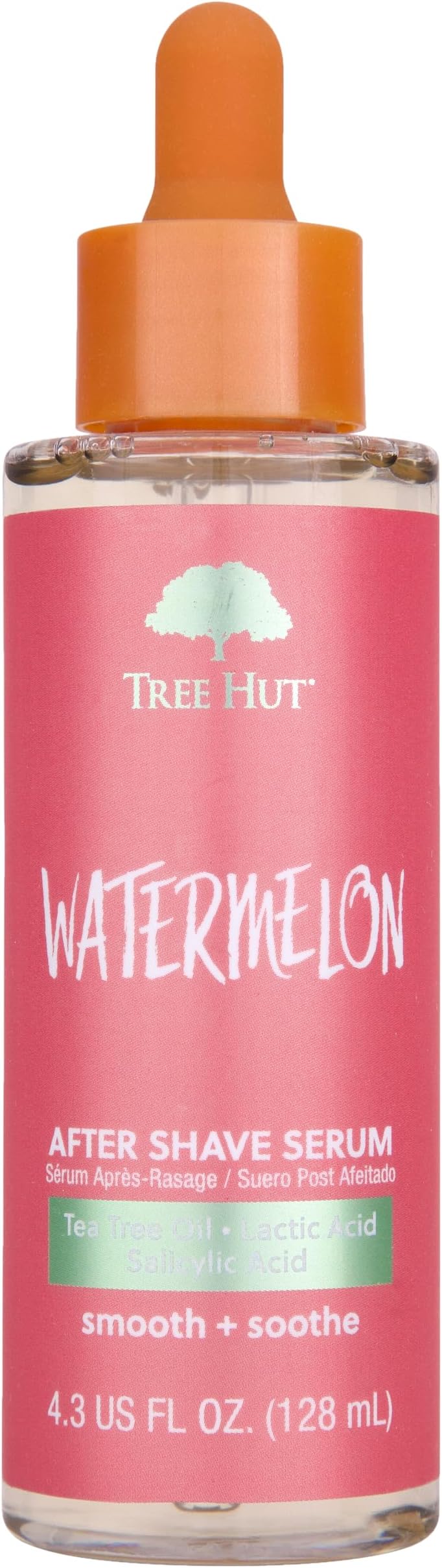 Tree Hut Watermelon After Shave Serum, Helps Keep Skin Smooth & Soothed After Shaving, Sensitive, 4.3 Fl Oz