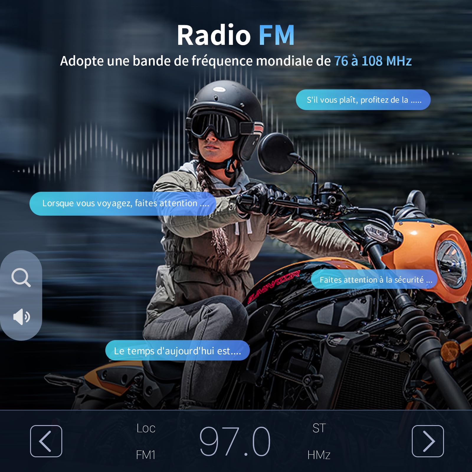Fodsports M1-S AIR Intercom Moto Duo para 2 cascos
