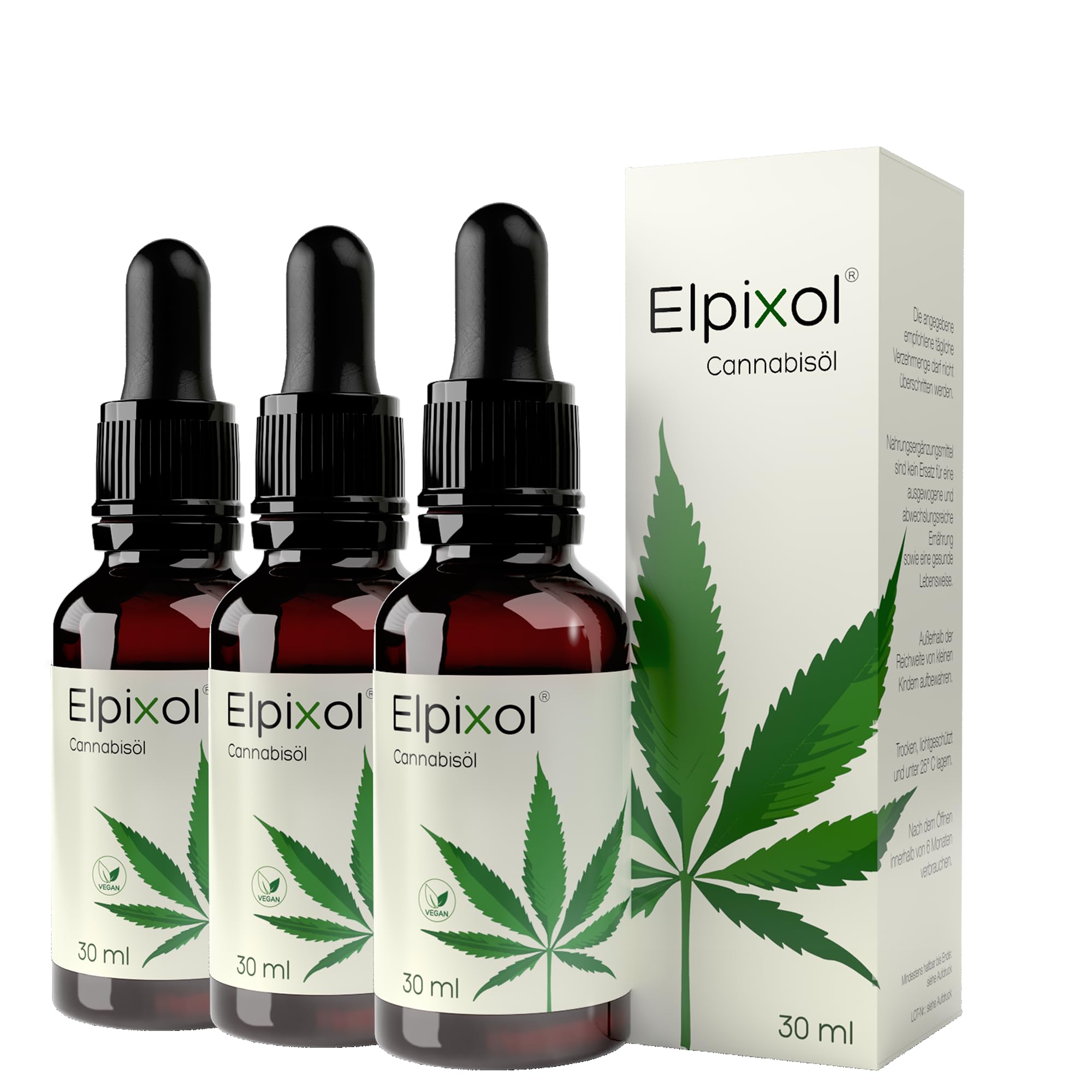 Cannabisöl Tropfen 30 ml - Hochdosiert mit Omega 3-6-9