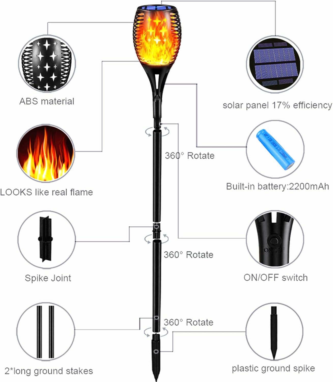 Uр Tо 40% оƒƒ Topmante Upgraded Solar Torch Lights Waterproof Flickering Dancing Flames Torches Lights Outdoor Solar Landscape Decoration Lighting Dusk to Dawn Auto On/Off Path Lights (4 Pack - Star) TOP оƒƒERS Topmante Upgraded Solar Torch Lights Waterproof Flickering Dancing Flames Torches Lights Outdoor Solar Landscape Decoration Lighting Dusk to Dawn Auto On/Off Path Lights (4 Pack - Star)