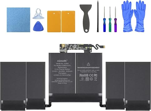 ASMARK Battery Replacement for MacBook Pro A19892018,2019 A22512020 13-inch A1964 Battery