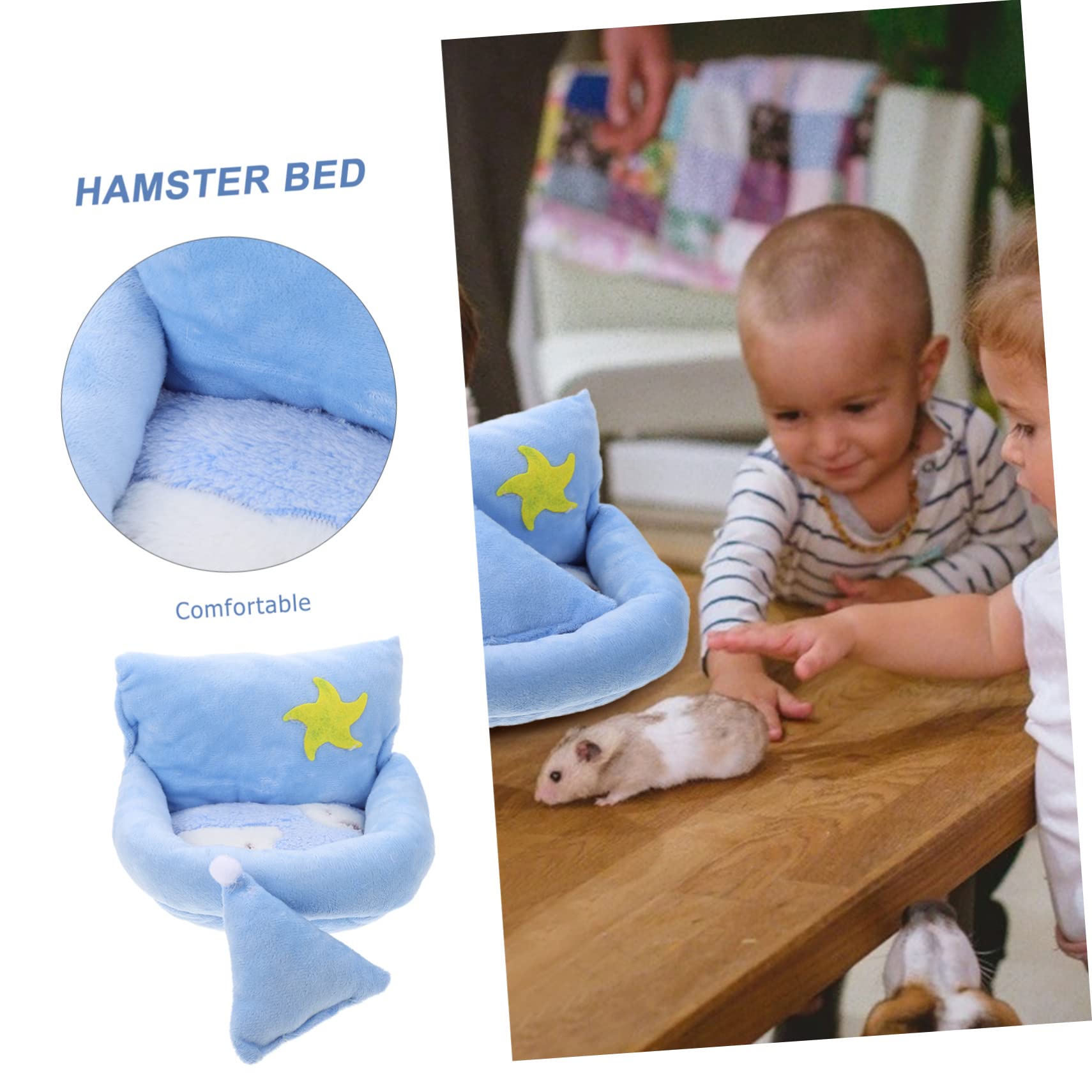 BESPORTBLE 3stücke Kuschelnest Für Hamster Weiches Schlafnest Aus Plüsch Für Kleintiere Warmes Versteck Für Meerschweinchen Und Andere Haustiere Für Winter Und Spielzeit
