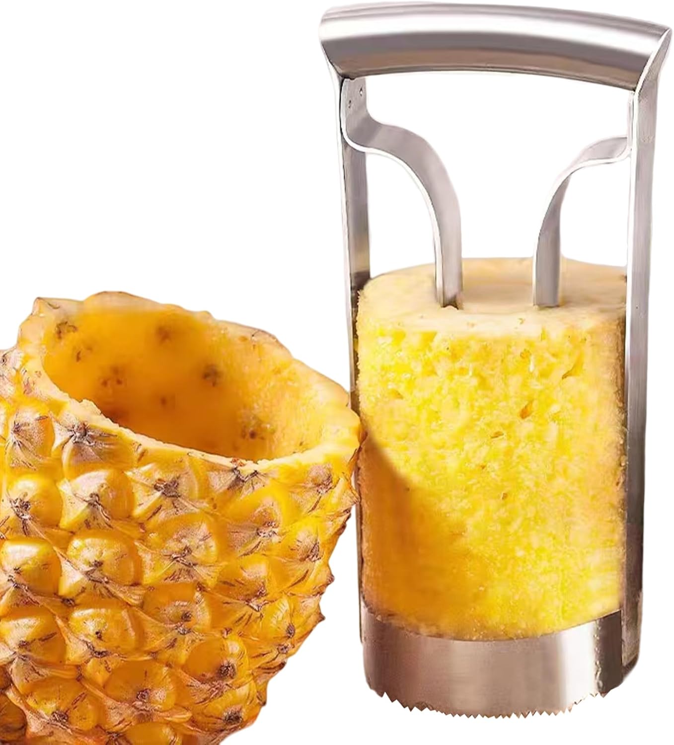 Stainless Steel Pineapple Corer, Pineapple Slicer Fruit Core Remover