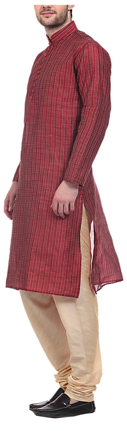 Tag 7 Pigiama Kurta Art Silk Uomo 38 Blu, Blu, 42