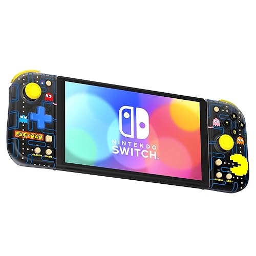Miniatura 2 de HORI Nintendo Switch Split Pad Compact (PAC-MAN Edition) Ergonomic Controller for Handheld Mode - Officially Licensed by Nintendo and Bandai-Namco
