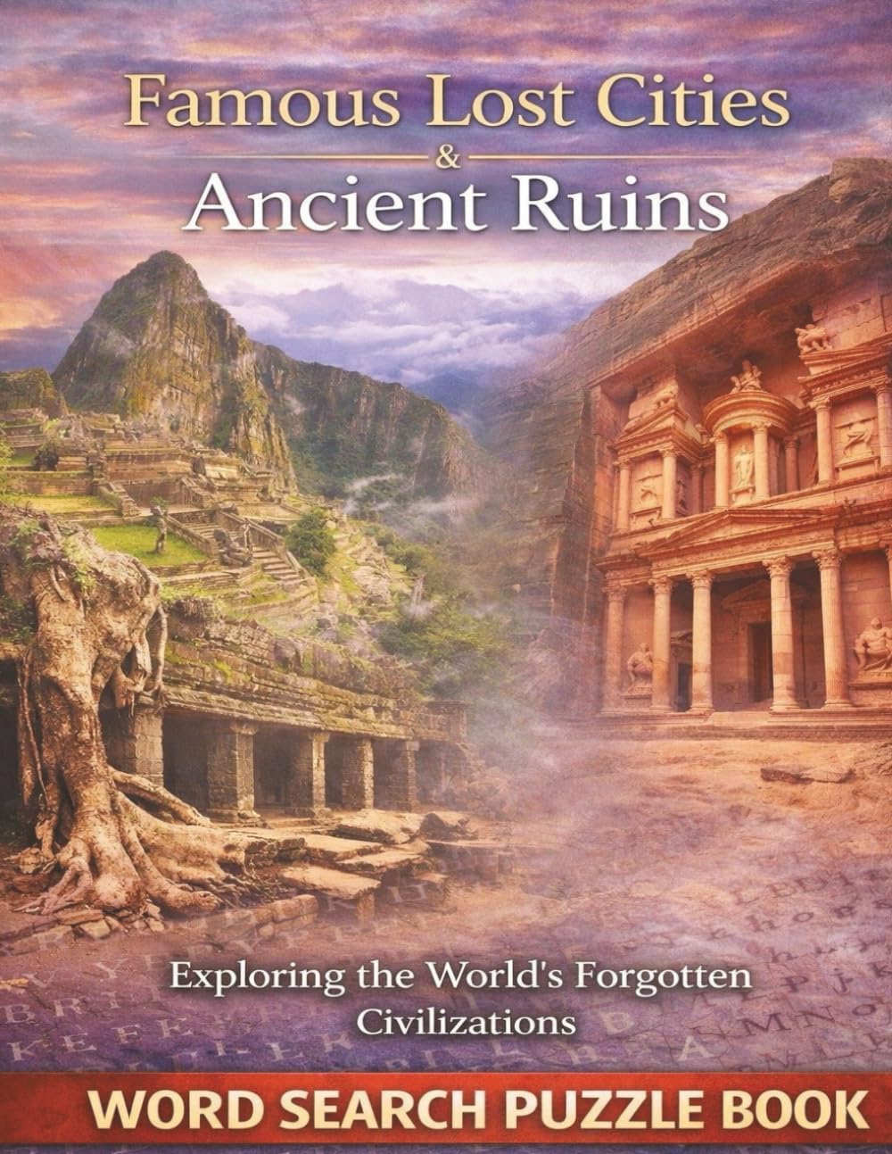 Famous Lost Cities & Ancient Ruins: A Word Search Puzzle Book Exploring the World's Forgotten Civilizations (Travel & Discovery)