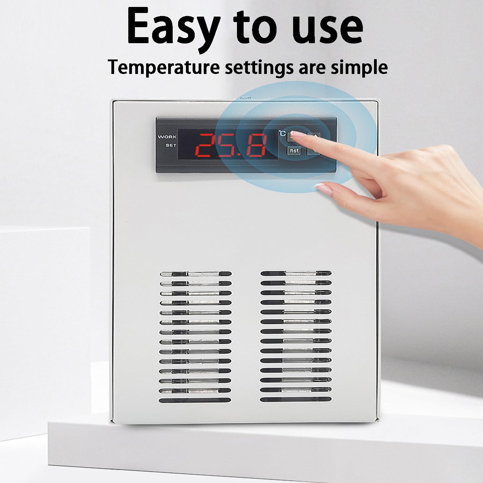 110 V/220 V, chłodziarka akwariowa, chłodziarka do upraw hydroponicznych o mocy 120 W, przeznaczona do upraw hydroponicznych, kąpieli w zimnej wodzie, kąpieli lodowych i akwariów