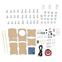 Vista 5 de Kit de práctica de soldadura DIY Altavoz asy Aprendizaje y exploración Principios del circuito electrónico (piezas de repuesto)