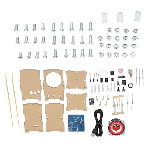 Miniatura 5 de Kit de práctica de soldadura DIY Altavoz asy Aprendizaje y exploración Principios del circuito electrónico (piezas de repuesto)