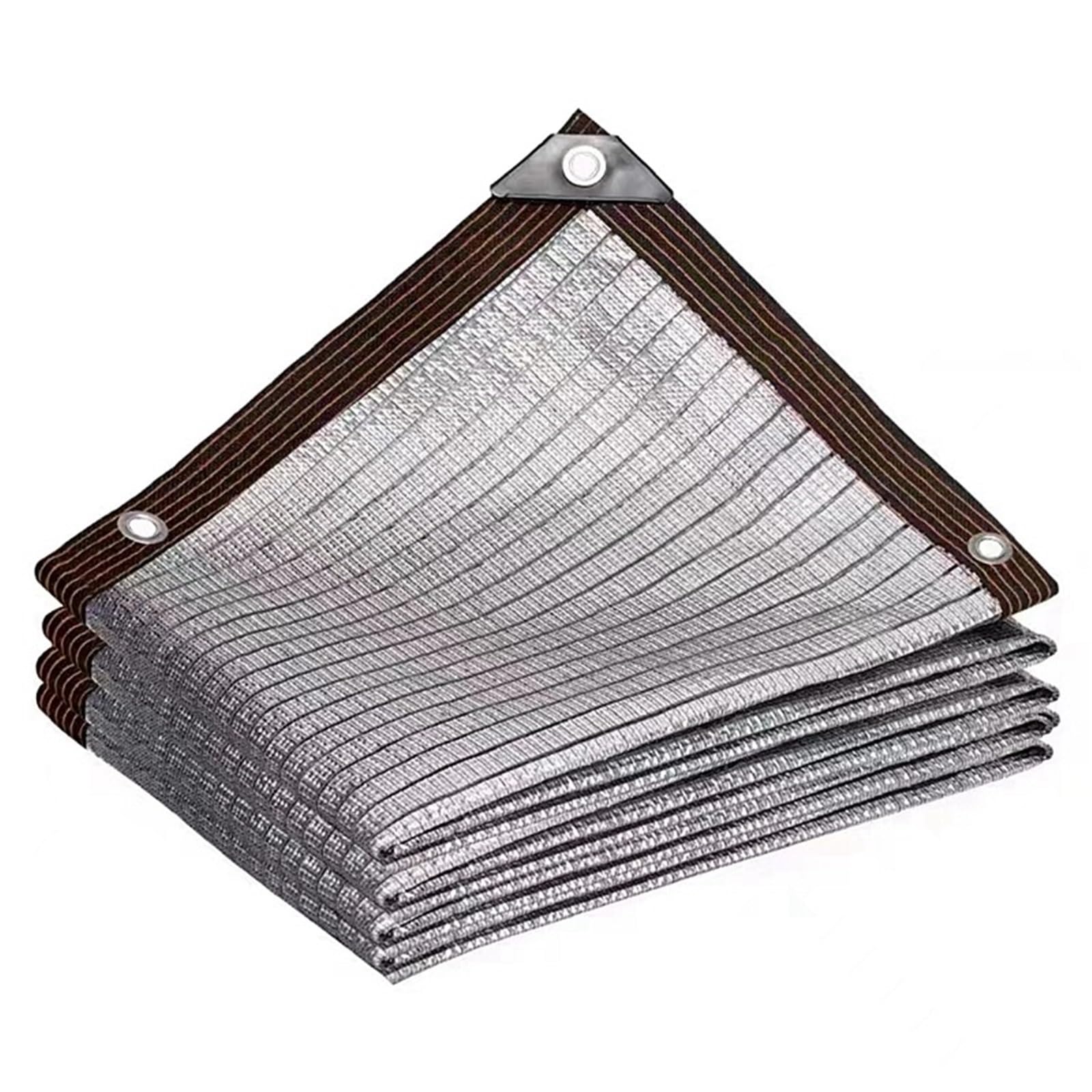 Filet d'ombrage anti-UV haut de gamme en PEHD alu 3x6m durable