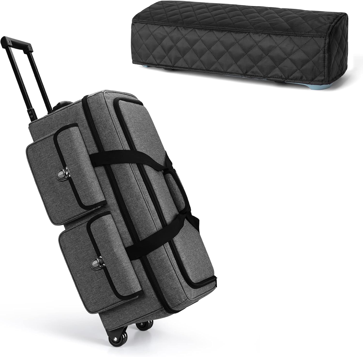 Yarwo Rolling Tote Bag and Dust Cover Compatible with