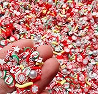 Vista 3 de Chispitas Falsas Chispitas Falsas de Navidad Chispitas Falsas de Caramelo Chispitas de Arcilla Polimérica Chispitas Poliméricas Rebanadas de Arcilla