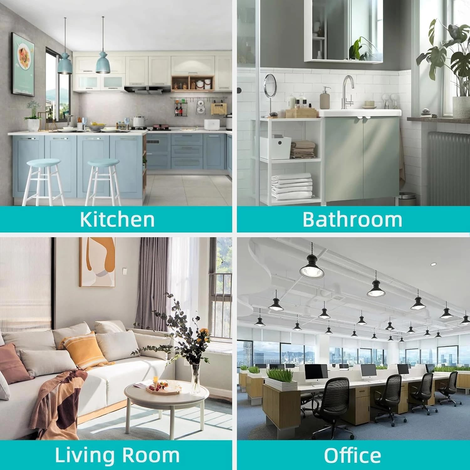 20 Pcs Clear Cutting Board Feet Non Slip, Square Adhesive Rubber Bumper Pads - Rubber Feet for Speakers, Electronics, Furniture, Appliances, Audio Equipment