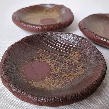 備前焼　皿　2枚セット 備前焼小皿2枚セット(登り窯) | 岡山県備前市 | ふるさと納税