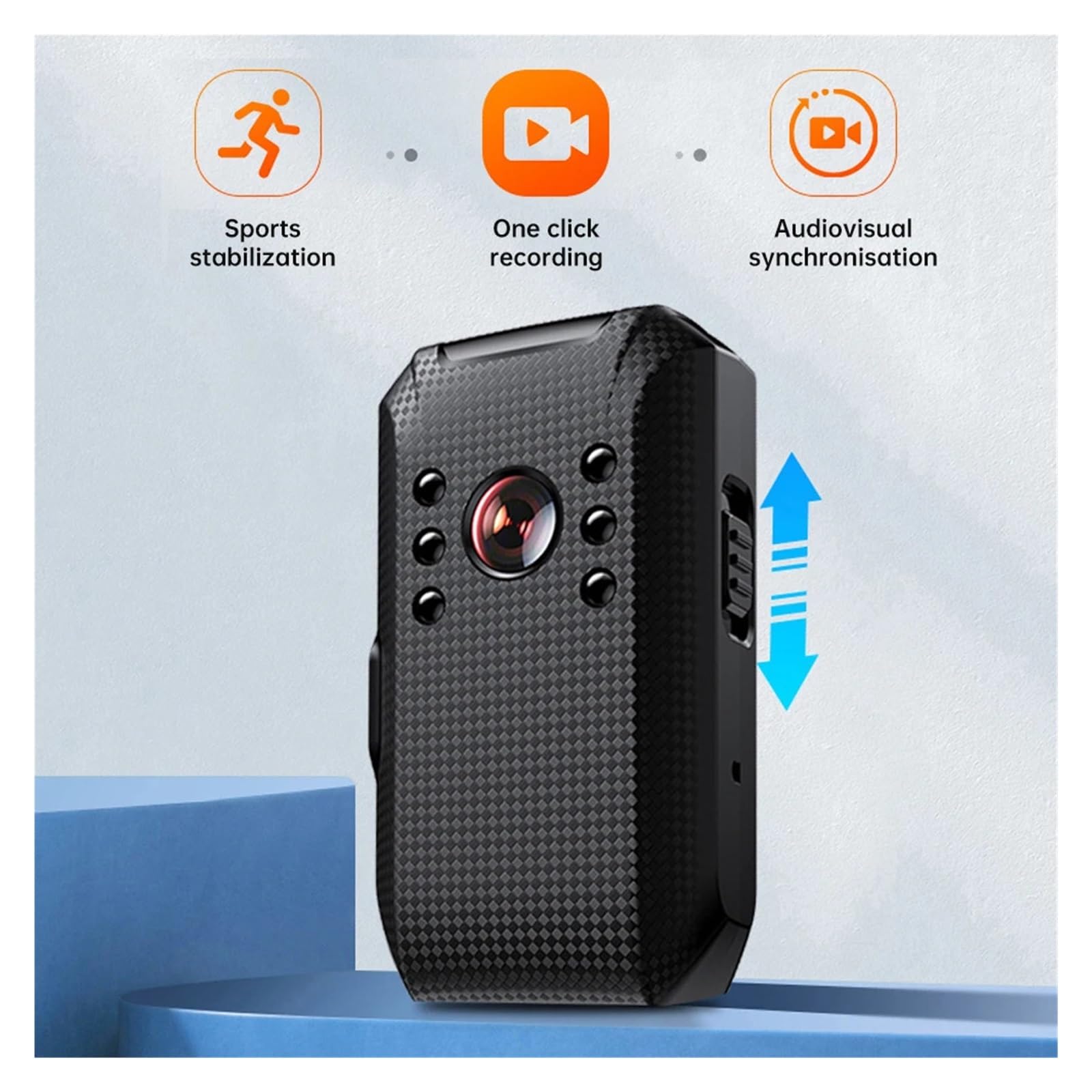Mini Action Camera Full HD 1080P Digital Sports Body Cam Outdoor Motion Video Recording Enforcement Recorder