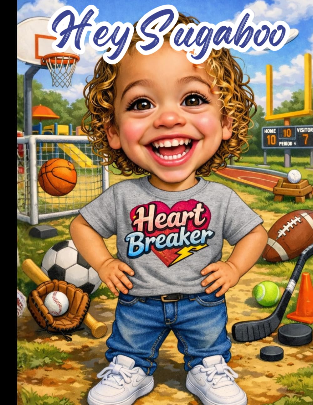 Hey Sugaboo - A Fun & Positive Coloring Book for Kids: Cute & Empowering Coloring Pages for Growing Minds