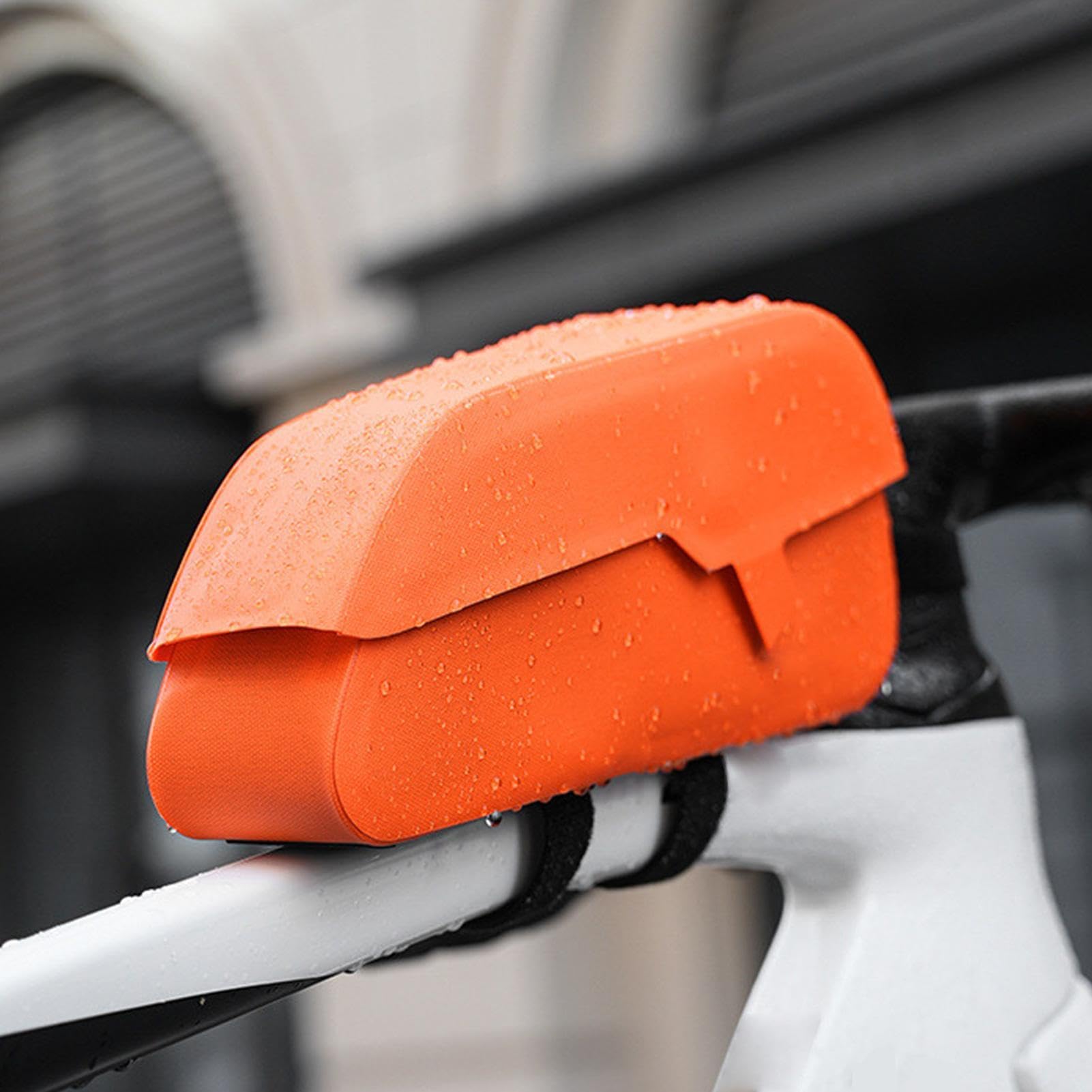 Borse da bicicletta, impermeabili, magnetiche, per riporre gli attrezzi | Borsa per tubo superiore per attrezzi, smartphone, viaggi, attività all'aperto, ciclismo