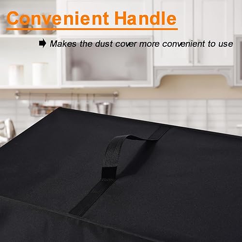 Miniatura 5 de NUENSS-ROR Funda para tostadora de 4 rebanadas, cubierta de horno de convección para electrodomésticos pequeños, a prueba de polvo, impermeable,