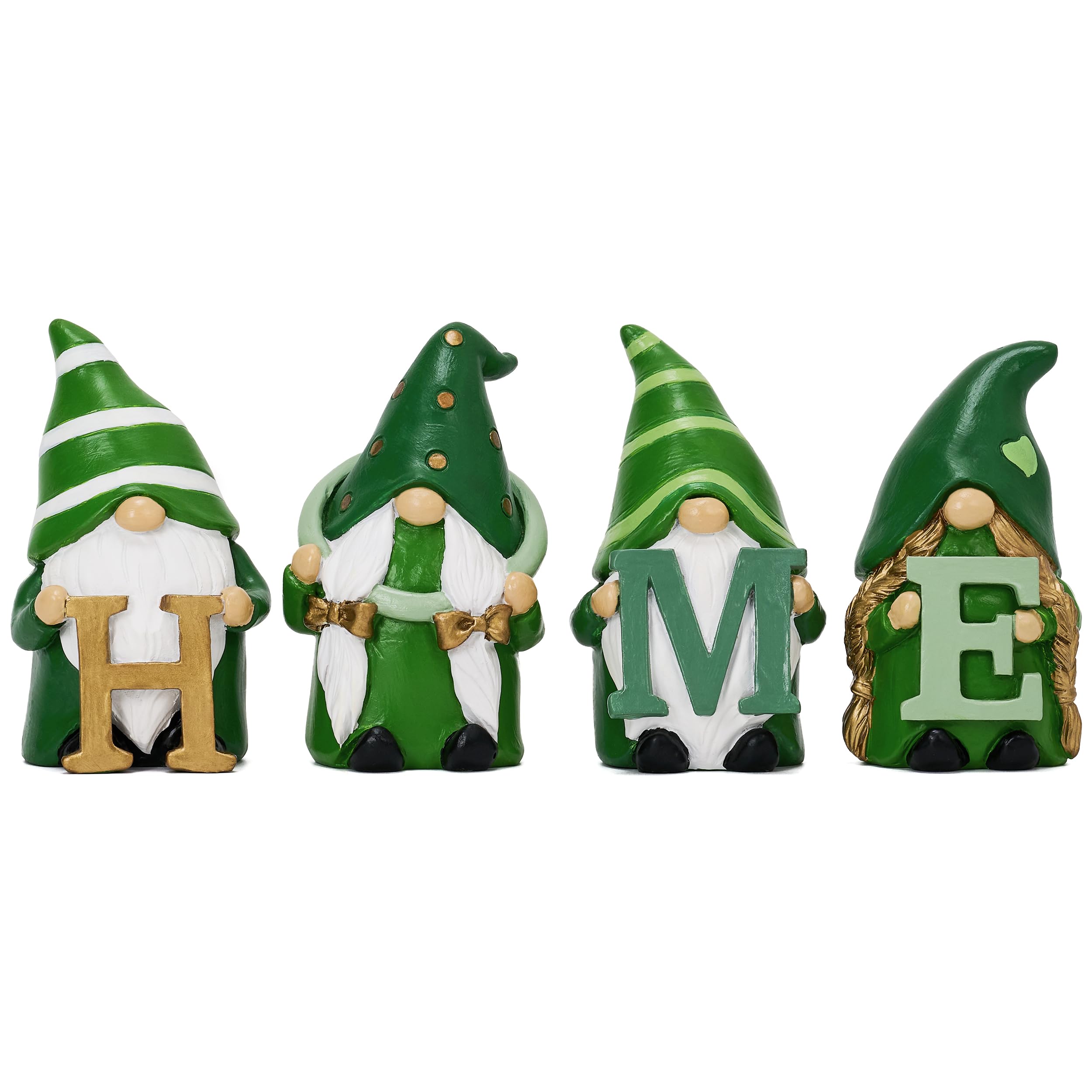 Décoration de fête de la Saint-Patrick lot de 4 figurines table et plateau à étages