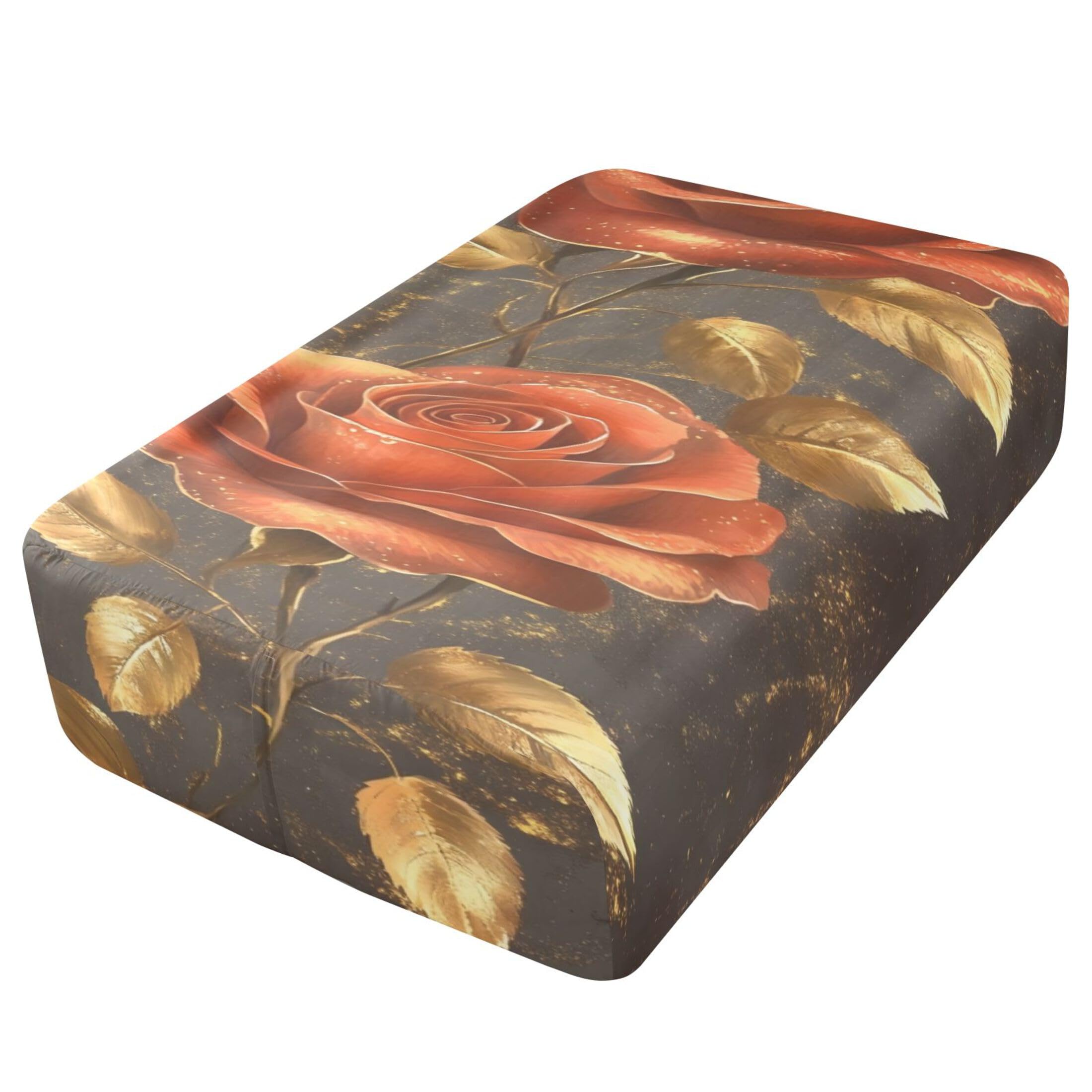 Two Roses - Sábana bajera ajustable individual para colchón de aire, bolsillo extra profundo de 24 pulgadas, funda suave y transpirable con apertura de válvula de cremallera para cama de aire