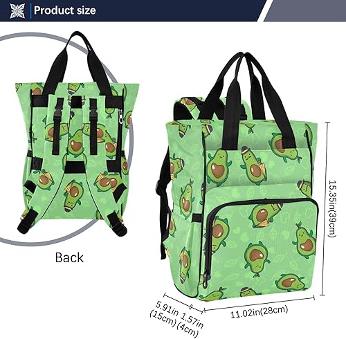 Miniatura 3 de Mochila para pañales para bebés niños y niñas, 09-aguacate, Mochilas de viaje