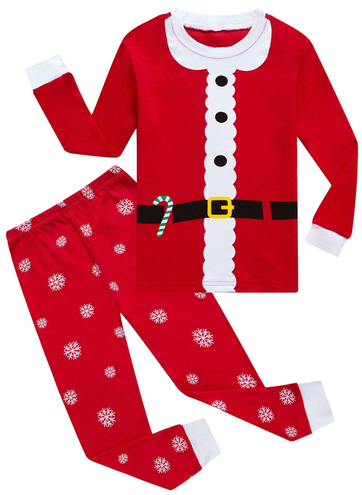 KikizYe Little Big Boys Girls Pajamas Set Kids PJs 100% Cotton Sleepwear