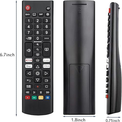 Miniatura 5 de Reemplazo de control remoto universal compatible con LG TV All UHD LED OLED QNED NanoCell 3D 4K 8K Smart TVs - No requiere configuración
