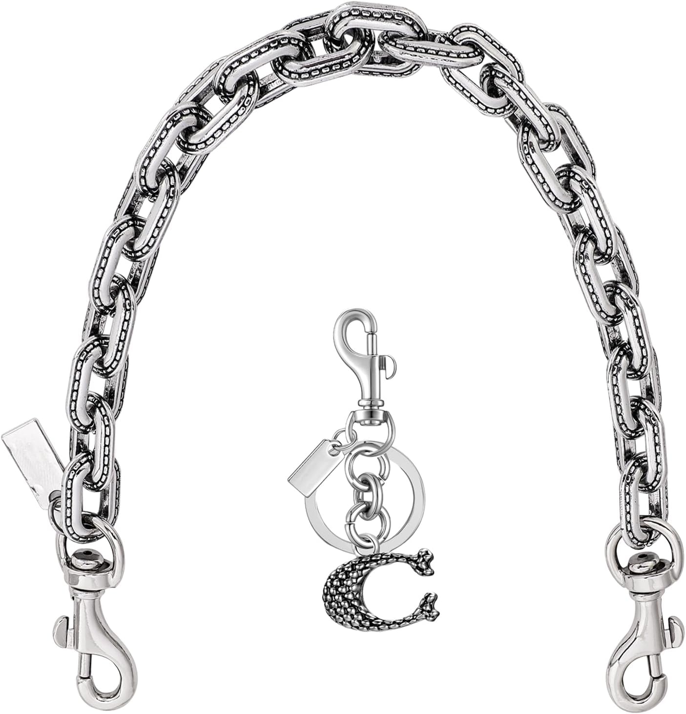 2 pack Bag Charms KeyChains,Purse Charm Extender Chain,Cute Vintage Handle Replacement Accessories,Gifts for Women