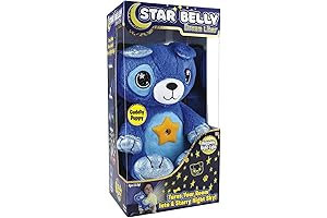 Dreamy Starry Nights with Teddy Ruxspin: Star Belly Dream Lites Blue Puppy