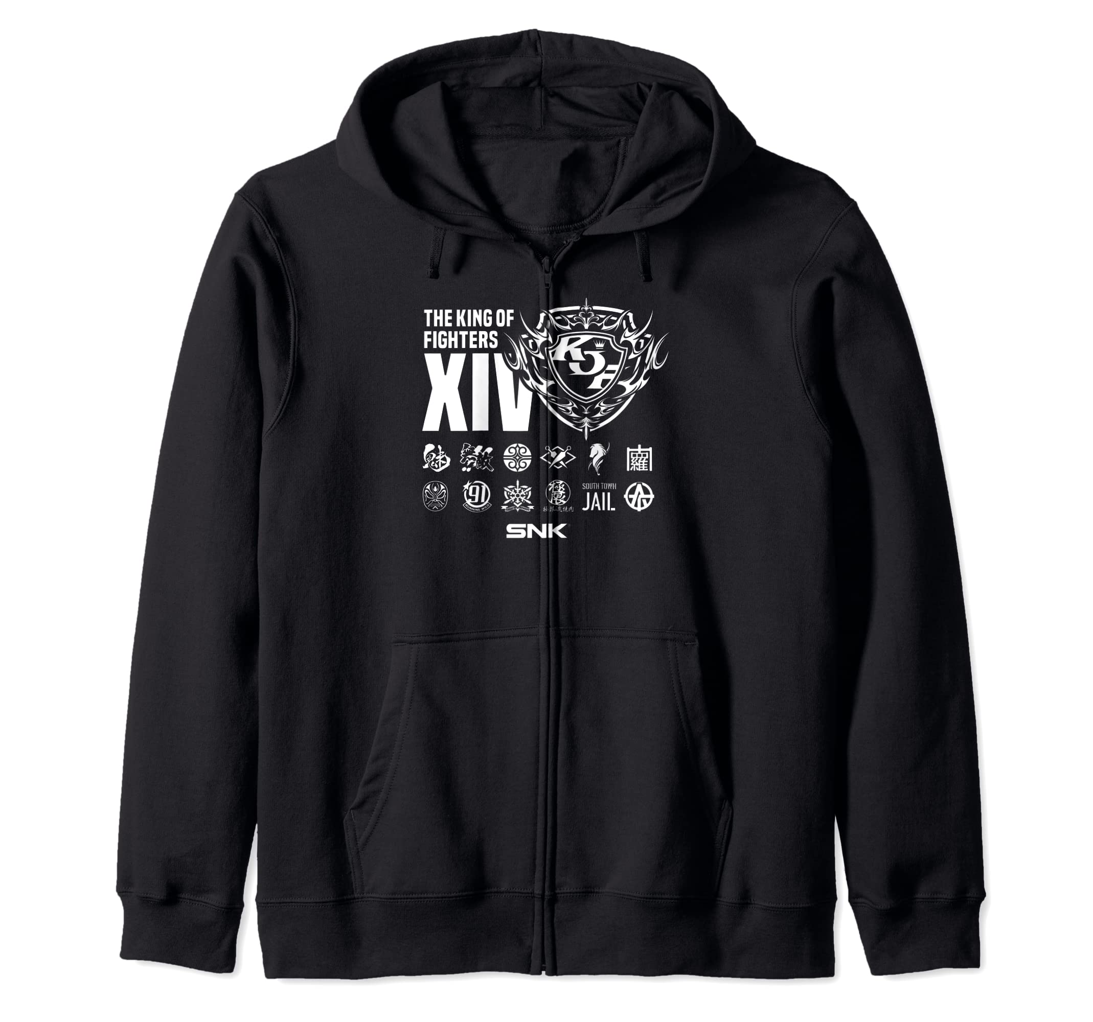 KOF XIV Team Emblems T-shirt Zip Hoodie