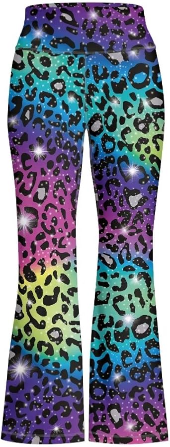 Girls Flare Leggings Butt Lift Wide Leg Pants Kids Clothes