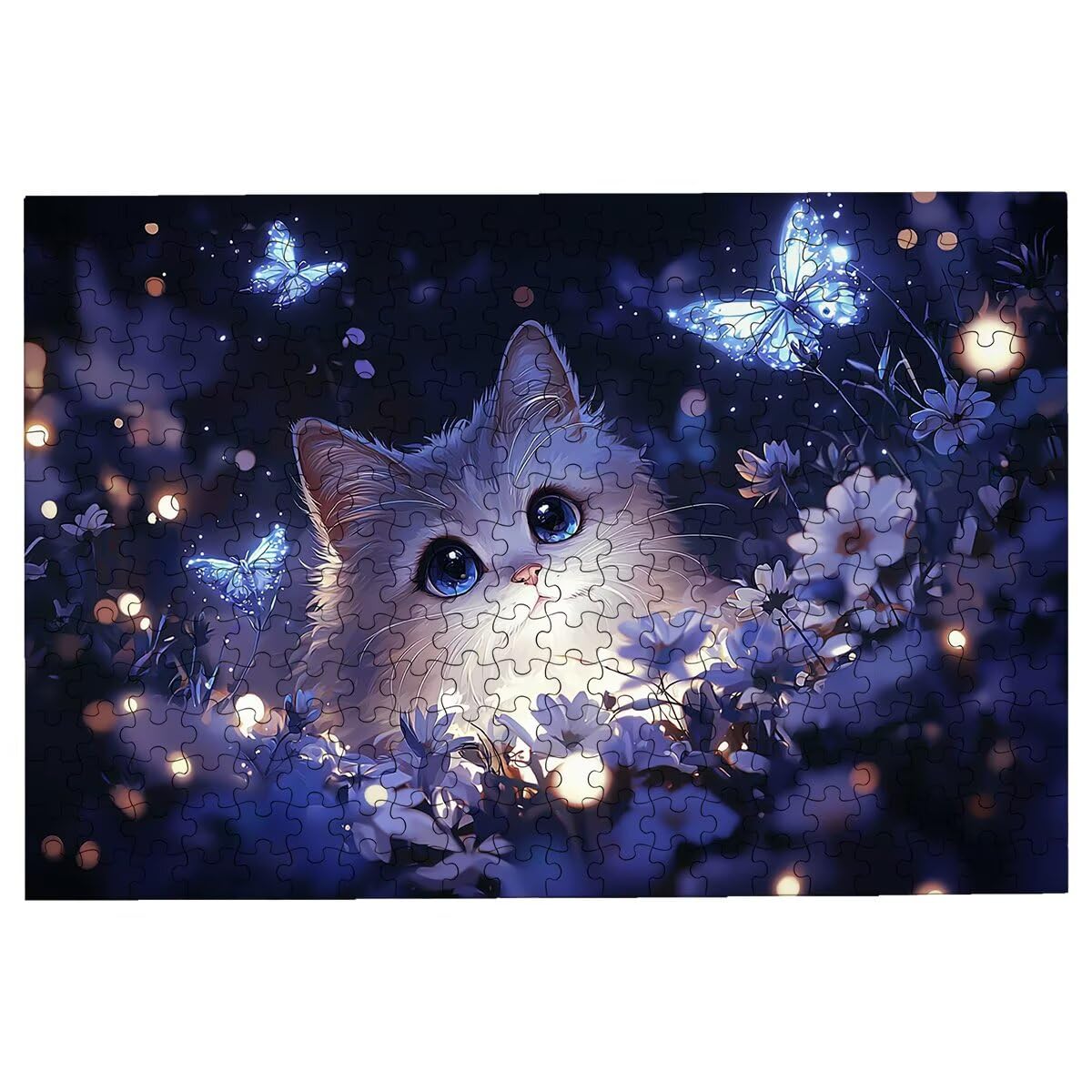 Puzzle 4000 Pezzi Farfalla, Puzzle Gatto per Adulti, Puzzles in Legno Intrattenimento Creativo, Divertimento, Puzzles Educativi Classici con Confezione di Alta Qualità Idea Regalo Donna Decor -2540