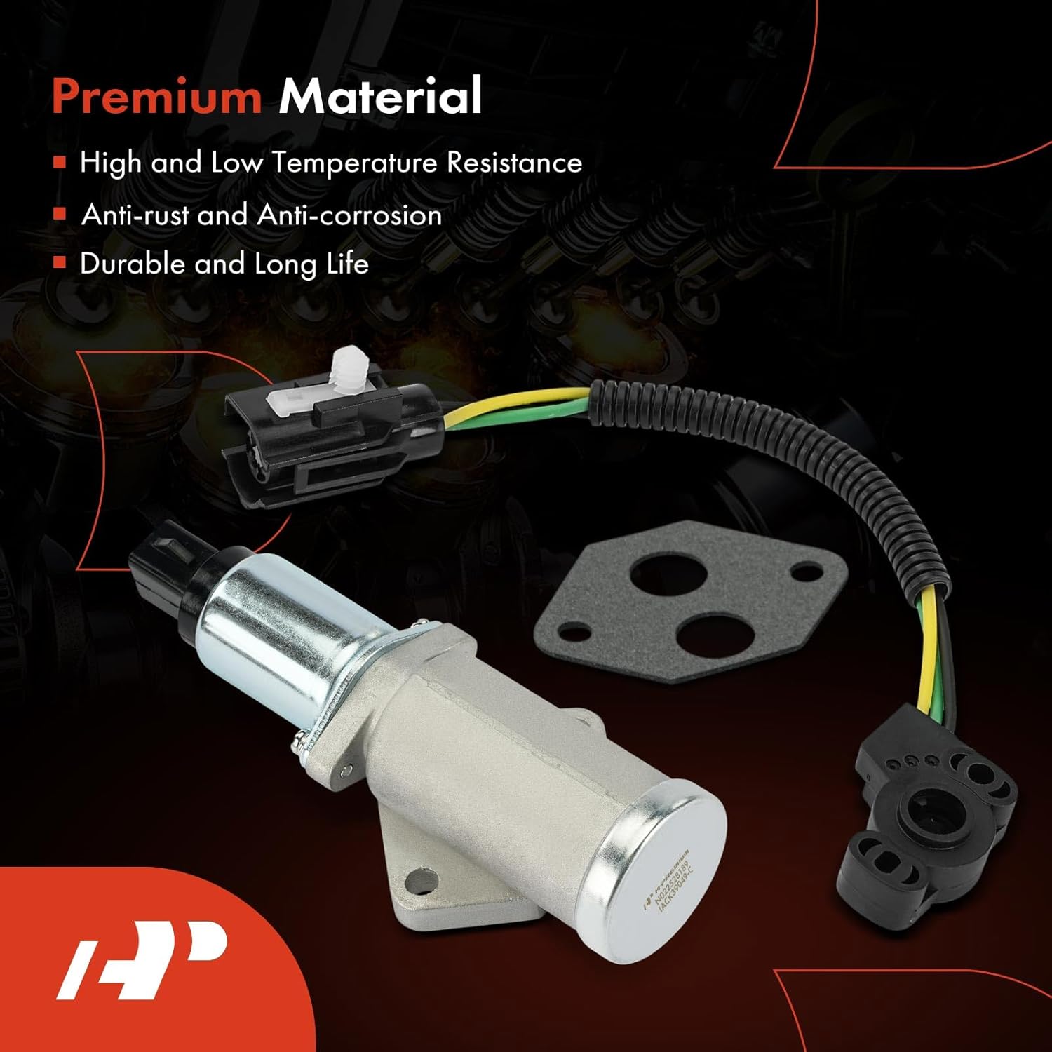 A-Premium Idle Air Control Valve IAC + Throttle Position Sensor TPS Compatible with Ford F-250 F250, Bronco, 1986, 5.0L