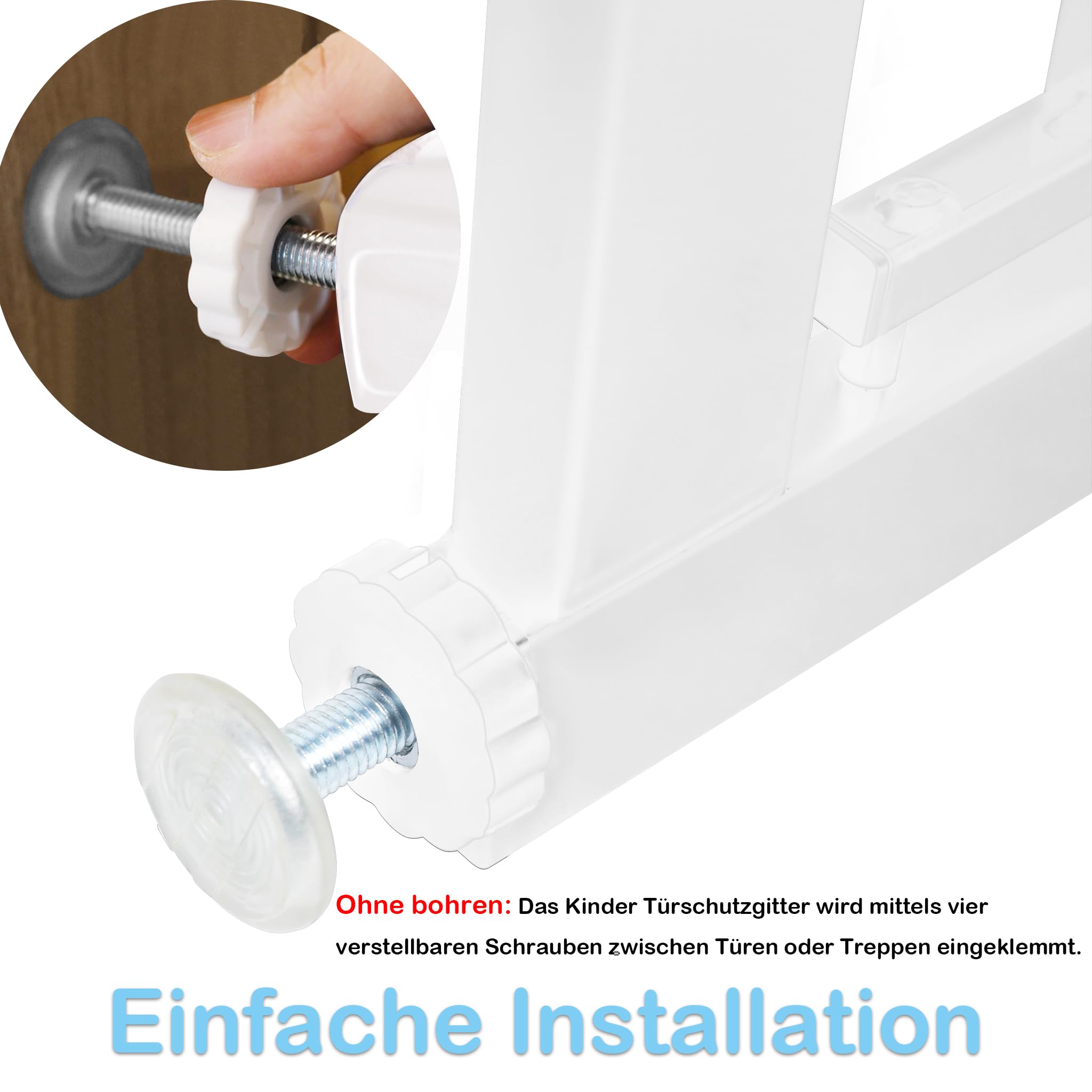 Türschutzgitter Absperrgitter Ohne Bohre Treppengitter Klemmgitter