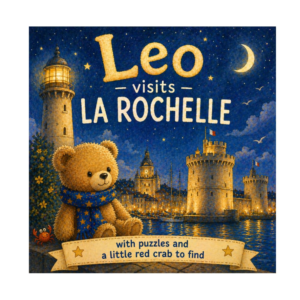 Leo in La Rochelle: N°7 - A day full of discoveries by the ocean (Leo the Bear Visits France)