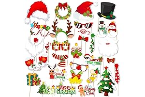 Christmas Photo Booth Props: Capture Festive Holiday Moments