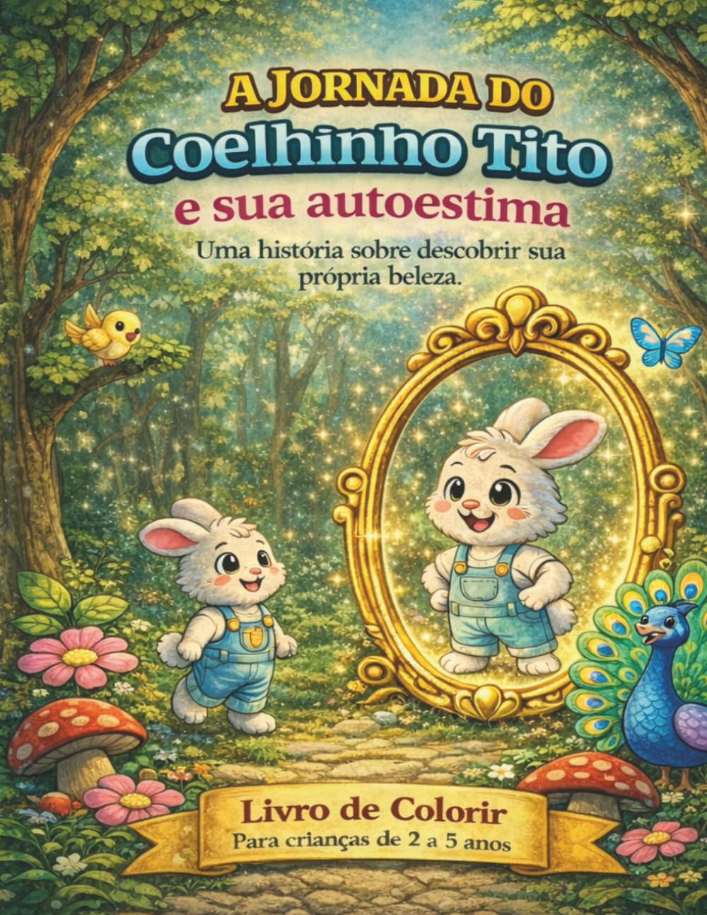 A jornada do coelhinho Tito e sua autoestima: Uma história sobre descobrir sua própria beleza. (As aventuras emocionais de Tito)