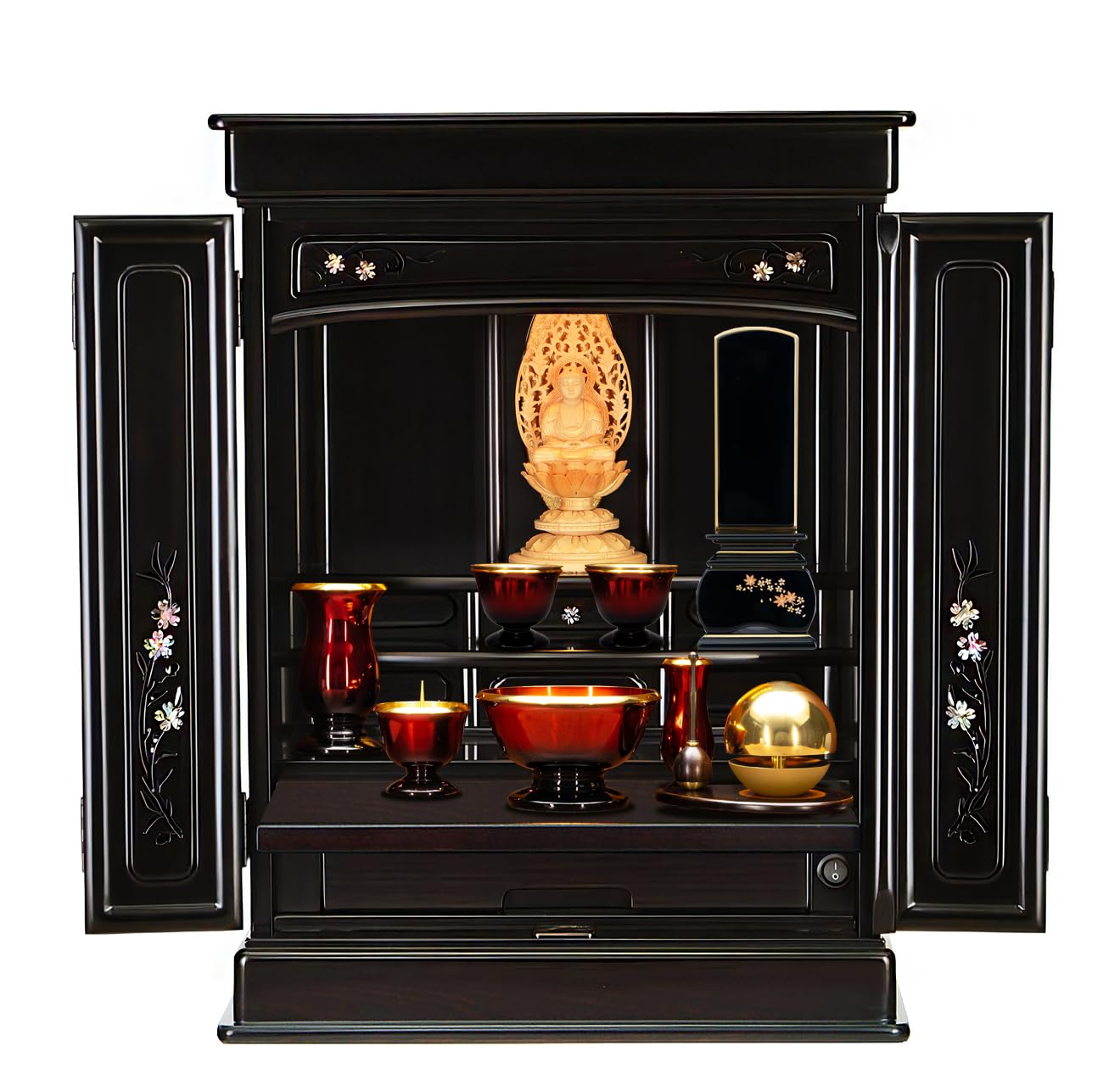 高級黒壇ミニ仏壇